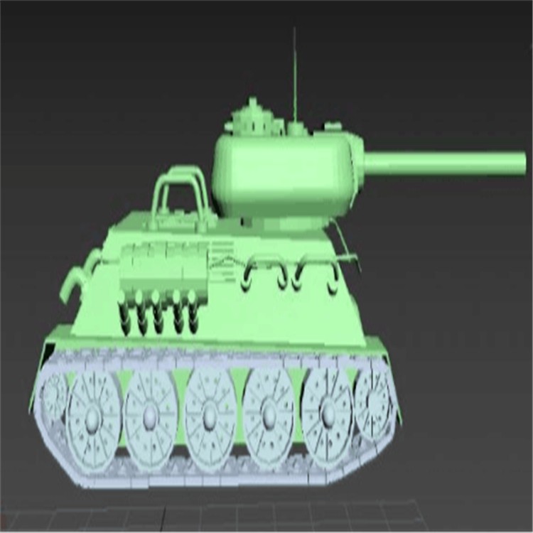 博罗充气军用坦克模型